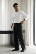 Men's Smart Pleated Trousers