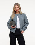 Gebreide cardigan met knoopsluiting voor dames
