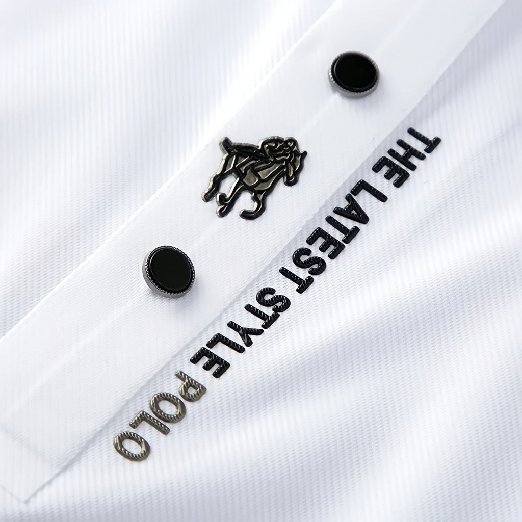 Men's Wrinkle-Free Polo T-Shirt