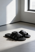 Men's Leather Slide Sandals