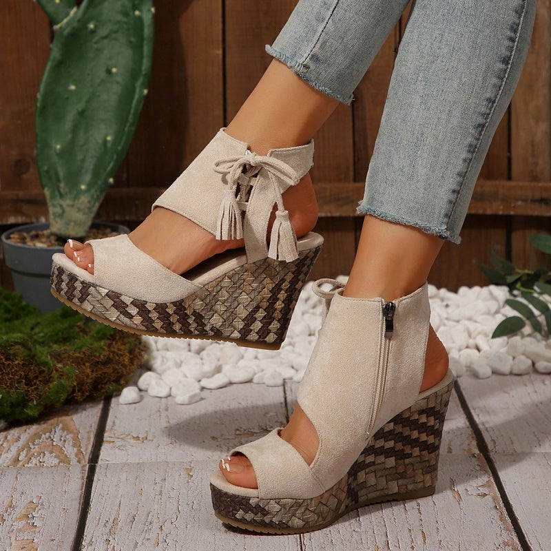 Lucy | Women's Boho Wedge Sandal