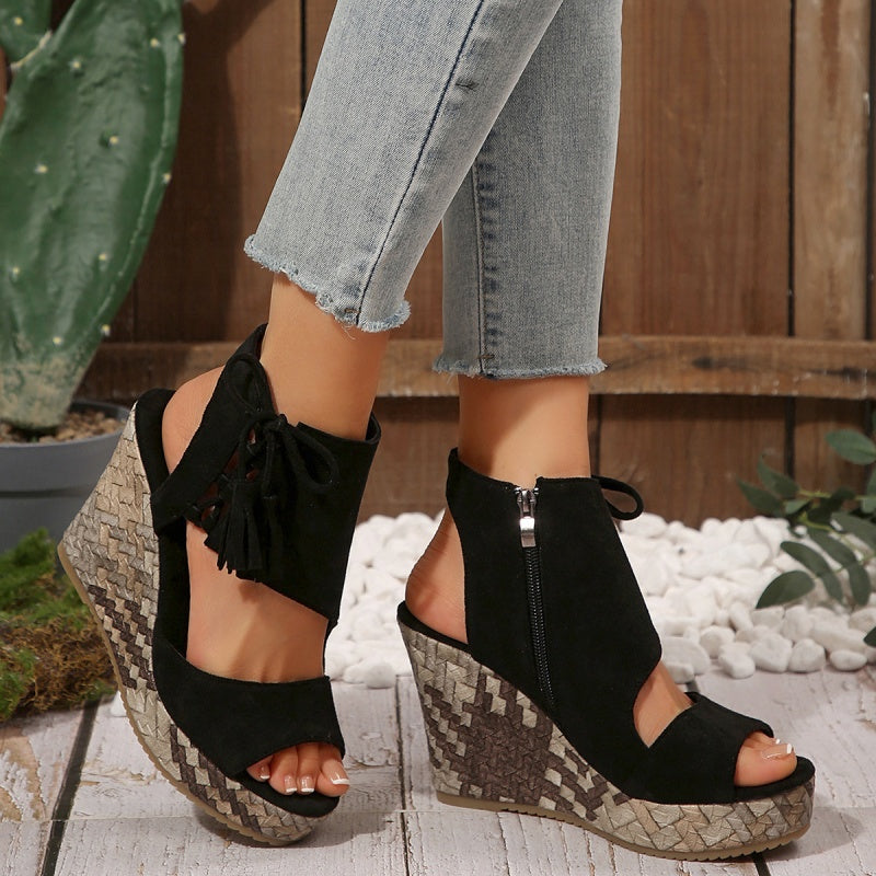 Lucy | Women's Boho Wedge Sandal