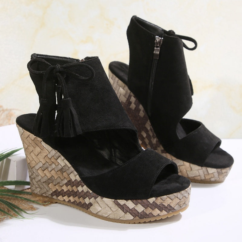 Lucy | Women's Boho Wedge Sandal
