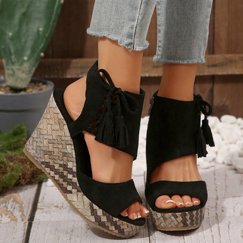 Lucy | Women's Boho Wedge Sandal