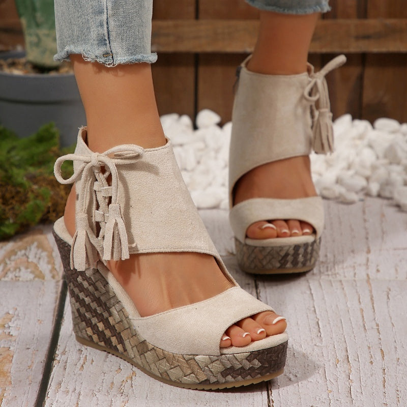 Lucy | Women's Boho Wedge Sandal