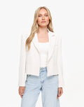 Korte getailleerde blazer voor dames